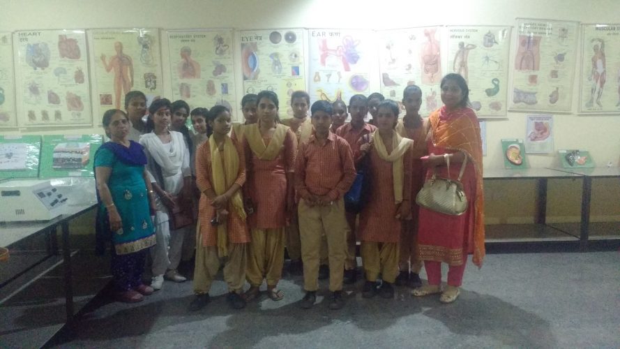 Students from GSSS Kherla,on visit to PIHS (02/04/2019)